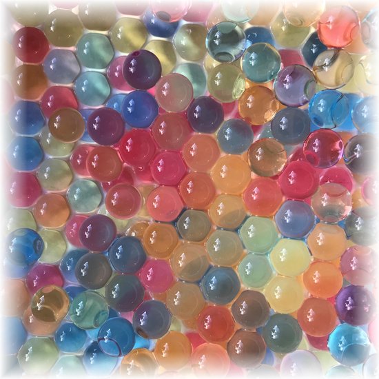 Water absorberende Gelballetjes - Spitballs - Mix - 14-15mm - 1000 stuks