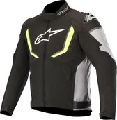 Alpinestars T-GP R V2 WP Jas zwart/grijs/flu geel