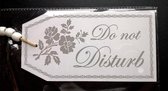 Tekst decoratie plankje, Do not disturb