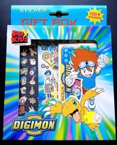 Fox Kids Digimon Sticker gift box, 150 stickers!