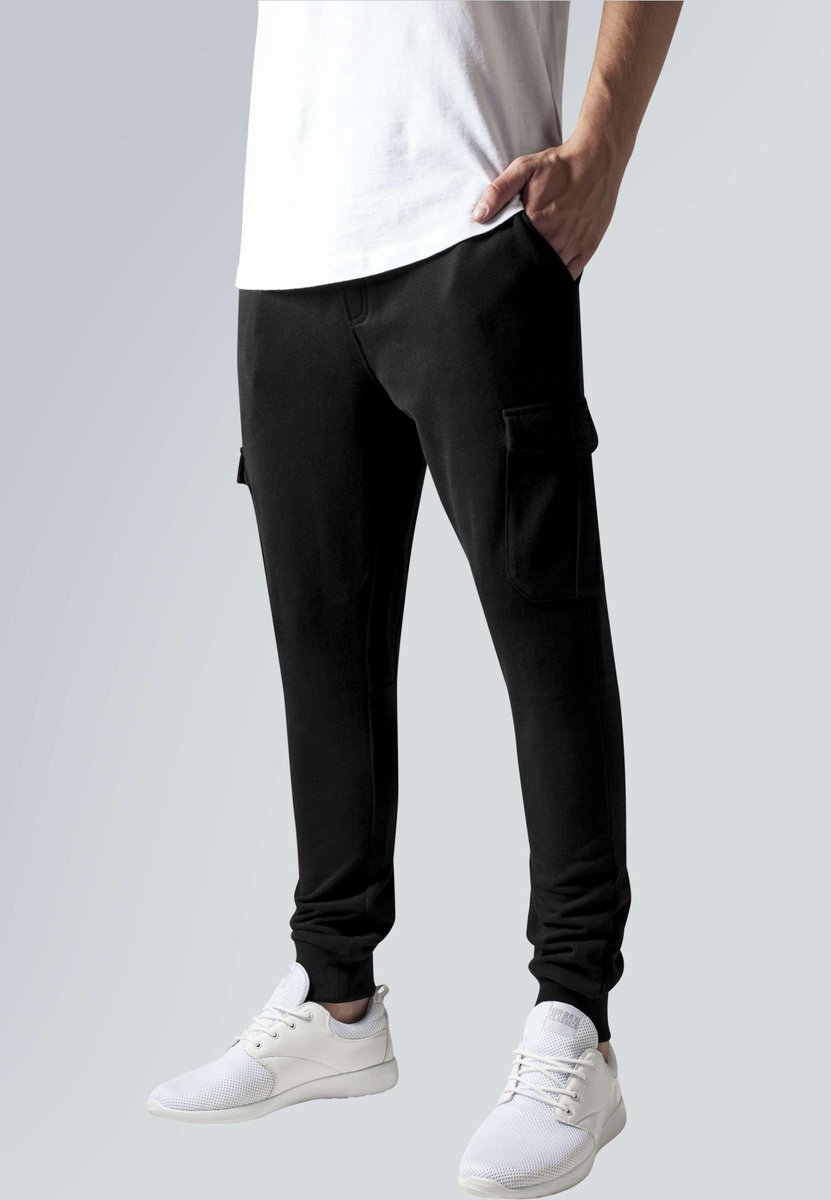 Urban Classics Fitted Heren Trainingsbroek – S Zwart
