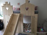 Bedhuisje | Boomhut bed | Steigerhout | Pakhuis bed