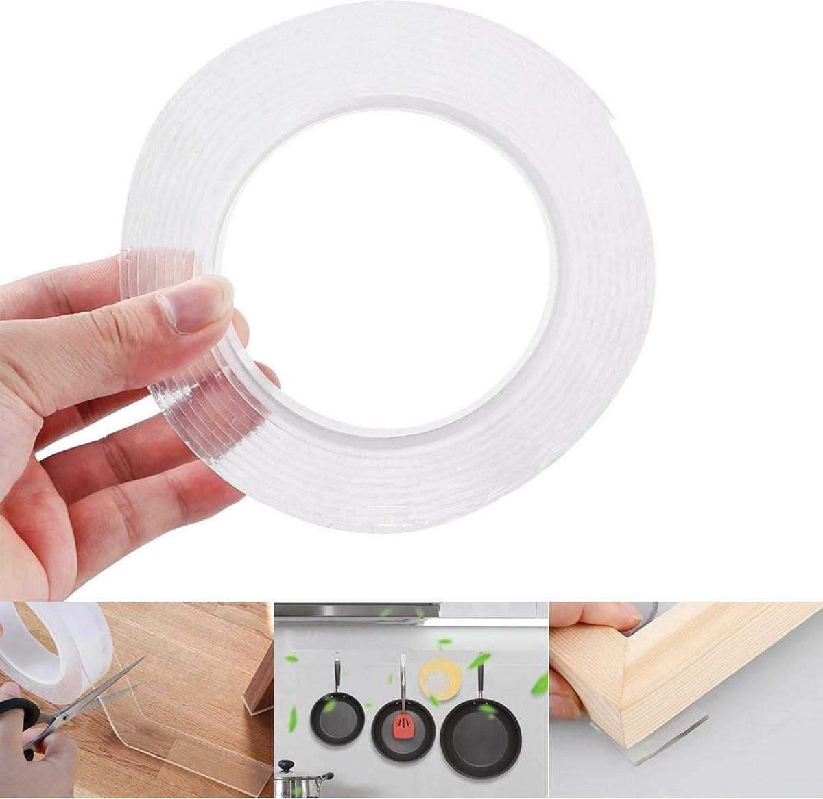 Nano Gel Tape Geen Residu Dubbelzijdige Nano Tape 3 M Voor Dagelijks Gebruik Rep