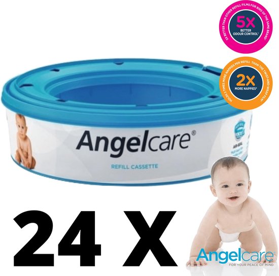 Angelcare Essential Luieremmer Navulcassette - 24 stuks - Angelcare