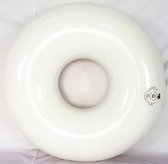 Grote opblaasbare ring / band voor het zwembad - Wit / Grijs - 150 cm in diameter - hoge kwaliteit