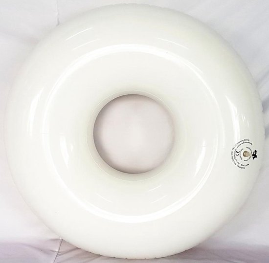 opblaasbare ring / band voor het zwembad - Wit / Grijs - 150 cm in diameter -... | bol.com