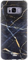 HappyCase Samsung Galaxy S8 Hoesje TPU Donker Marmer Print