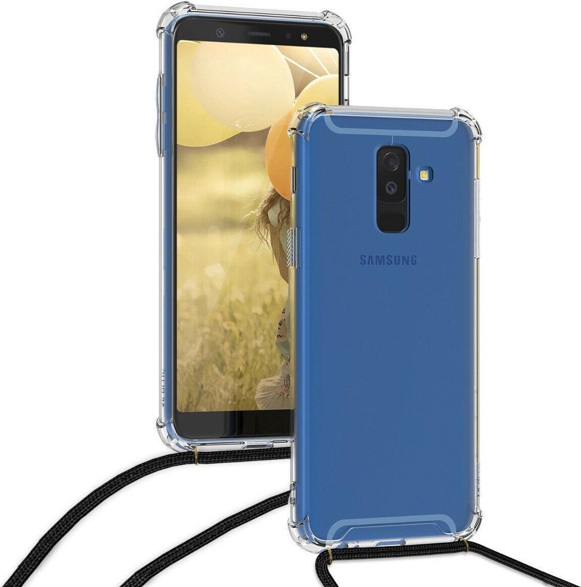 Telefoonhoesje met koord voor Samsung Galaxy A6+ A6 Plus 2018 (niet  geschikt voor de... | bol.com