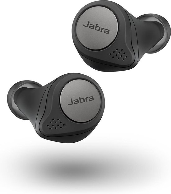 Jabra Active Elite 75t True Wireless-koptelefoon Actieve ruisonderdrukking  Titanium Zwart | bol