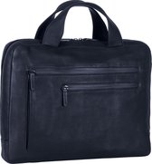 Leonhard Heyden Den Haag laptoptas 1-vaks 13 inch - Blauw