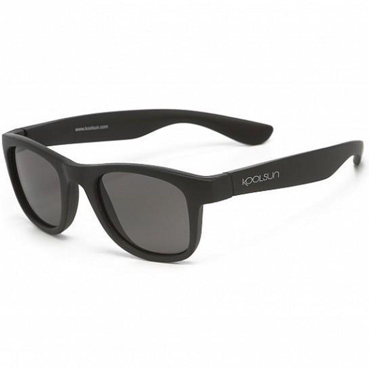 KOOLSUN® Wave - kinder zonnebril - Matte Black - 1-5 jaar- UV400 - Categorie 3