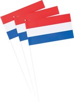 Vlaggetjes Nederland van papier 100 stuks