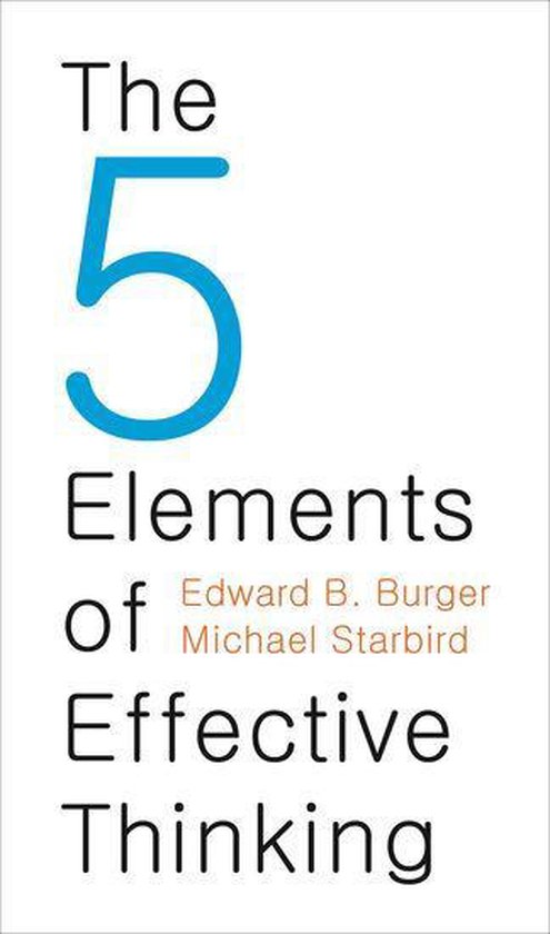 The 5 Elements of Effective Thinking - cover