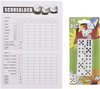 Set Scoreblok  + 10 Dobbelstenen - Yahtzee - Scoreblad - 100 vellen - Spelblad - Score blok -Spel - Gezelschapsspel - Spelletjes