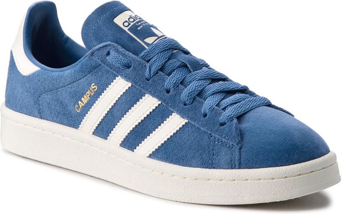 adidas Campus Sneakers - Maat 47 1/3 - Mannen - blauw/wit | bol.com
