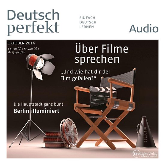 Deutsch lernen Audio - Über Filme sprechen - cover