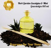 N&N Wonen Herb Garden Lime Verbena Geurstokjes - 160 ml