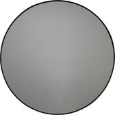Ronde Metalen Spiegel-Zwart-60cm-Housevitamin