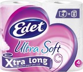Edet Ultrasoft Xtra Long 4 laags toiletpapier per pak