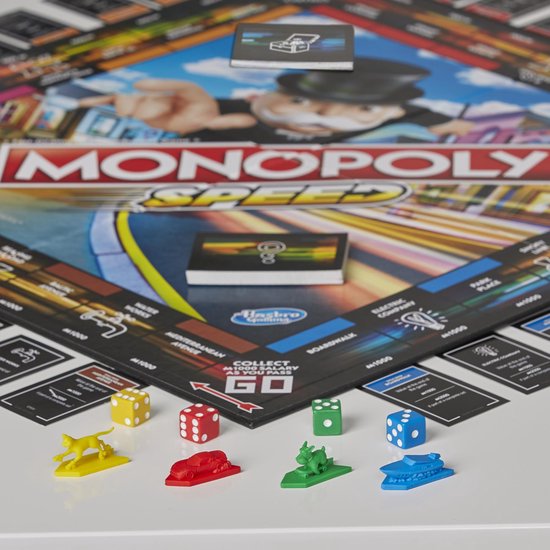 Thumbnail van een extra afbeelding van het spel Monopoly Turbo Belgische Editie - Bordspel