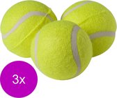 Adori Tennisballen - Hondenspeelgoed - 3 x Geel 3 stuks