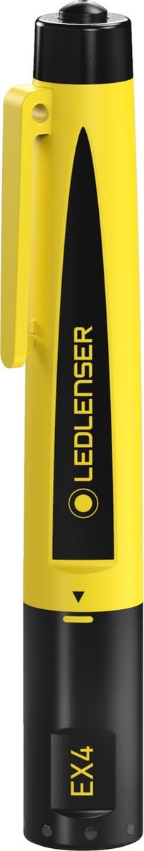 Led Lenser EX4 Pen zaklamp Zwart, Geel