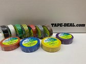 Advance AT7 PVC tape 15mm x 10m Kleuren Mix