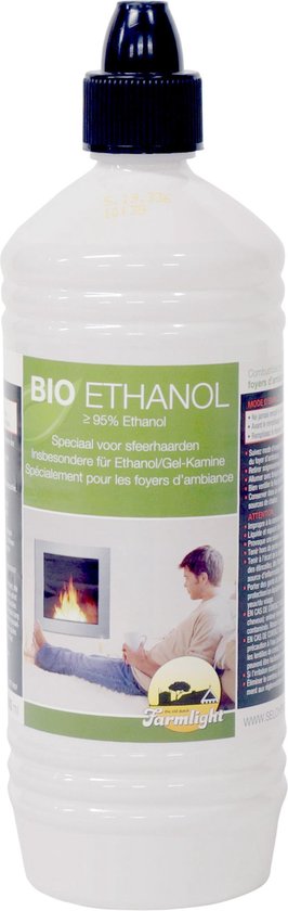 Vertrouwelijk weerstand Ontslag Bio-Ethanol Fles - 1 Liter | bol.com