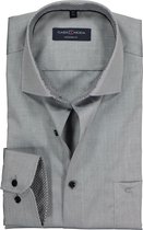 CASA MODA modern fit overhemd - grijs (contrast) - Strijkvriendelijk - Boordmaat: 45