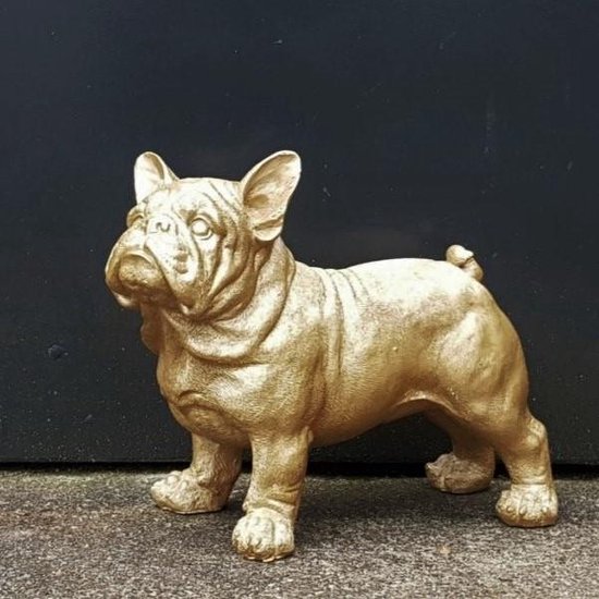 Franse Bulldog Antiek Goud