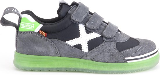 Munich G-3 Velcro Jongens Sneakers - Zwart - Maat 30