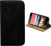 Bookcase PU Lederlook voor HTC Desire 830 Zwart