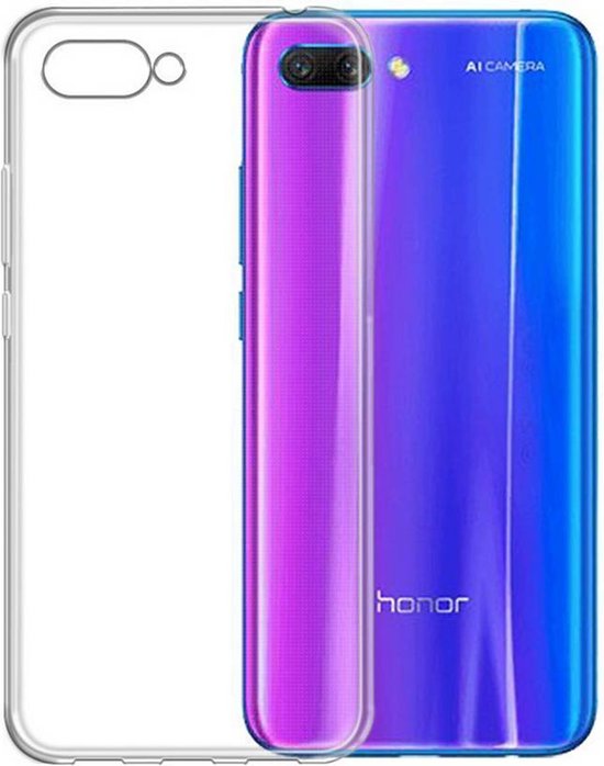 Hoesje CoolSkin3T TPU Case voor Huawei Honor 10 Transparant Wit