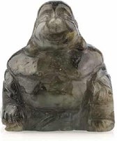 Boeddha van Edelsteen - Labradoriet  (55 mm)