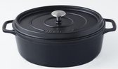 INVICTA Ovale braadpan - 29 cm - Zwart - Alle warmtebronnen inclusief inductie