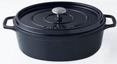INVICTA Ovale braadpan - � 31 cm - Zoethoutblauw - Alle warmtebronnen inclusief inductie