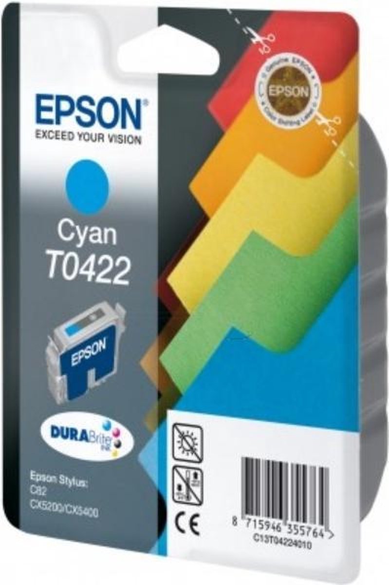 Epson T042 - Inktcartridge / Cyaan