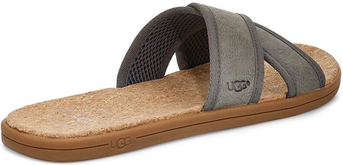 UGG Seaside Slippers Maat 44 Mannen grijs bol