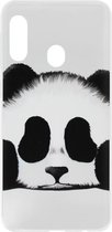 ADEL Siliconen Back Cover Softcase Hoesje Geschikt voor Samsung Galaxy A20e - Panda