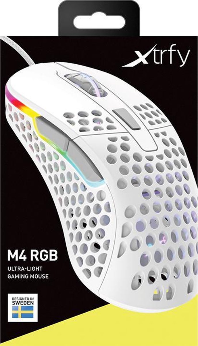 Xtrfy M42 RGB Blanc - Achat Souris Gamer Ultra légère