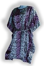 Kimono met Luipaardprint Roze