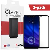 2-pack BMAX Glazen Screenprotector geschikt voor de Xiaomi Mi 8 Pro Full Cover Glas / Met volledige dekking / Beschermglas / Tempered Glass / Glasplaatje
