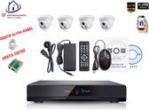 Home-Locking camerasysteem met NVR 3.0MP H.265 POE en 4 camera's 3.0MP CS-4-1401