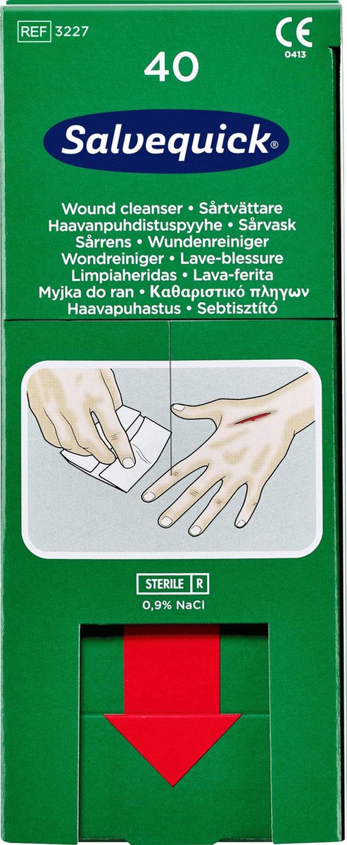 Goedkoopste Salvequick Savet wondontsmetting (40 stuks