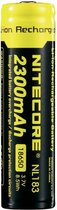 Nitecore Batterij Oplaadbaar 18650 Li-Ion 2300mAh