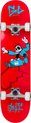 Enuff Skateboard - Skully - rood/blauw/zwart/wit