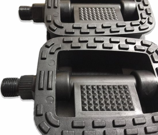 Anti-Slip Fietspedalen Set met Reflectoren - Zwart - Fiets Pedalen - Fietstrappers - Losse Trappers - 2 STUKS van Merkloos — afbeelding 4