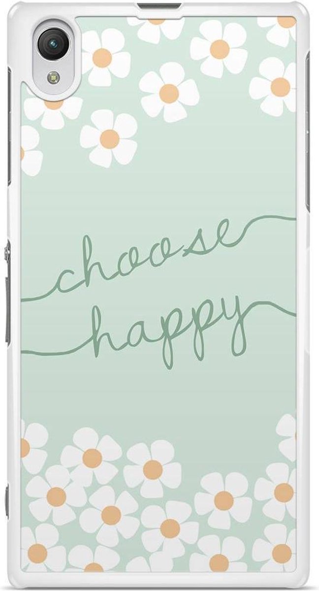 Sony Xperia Z1 hoesje - Choose happy