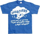 Fun t-shirt Hangovers heren S