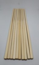 Eetstokjes hout - 10 stuks - Chinese houten stokjes